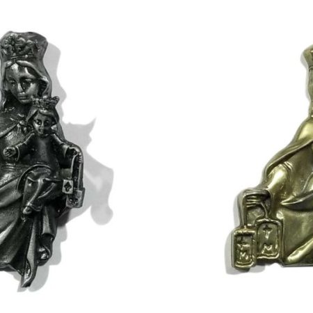 Autoadhesivo metalico Virgen del Carmen