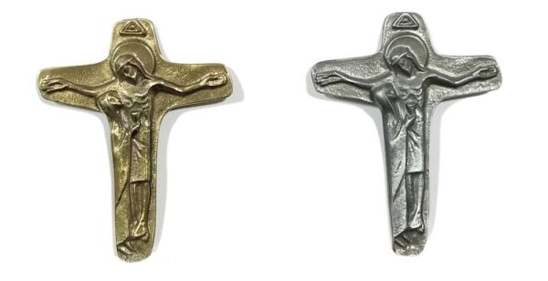 Autoadhesivo metalico Cruz Maria Ayuda o de la Unidad