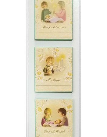 Tabla con datos de guagua para bautizo