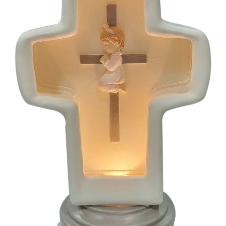 Lampara de nina rezando 20cm