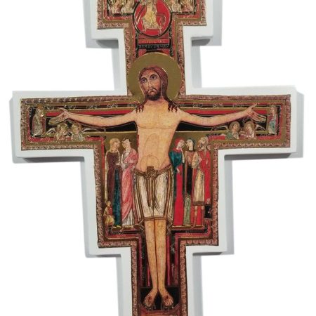 Cruz de San Damian blanca