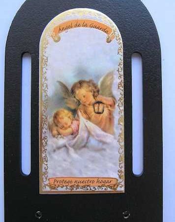 Porta Llaves Angel de la Guarda nubes