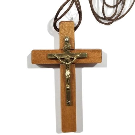 Cruz madera 6 x 4 con Crucifijo