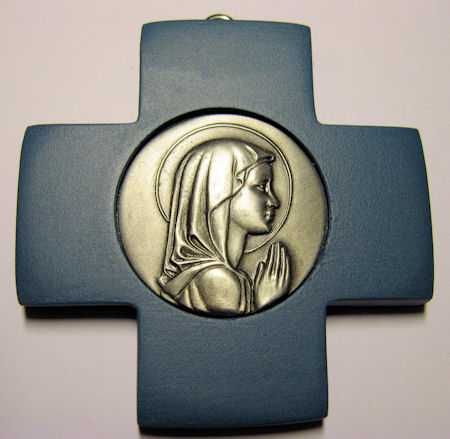 Cruz 9x9 Virgen Niña