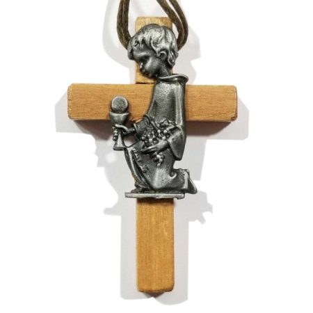 Cruz Madera 6 x 4 Niño con Copon