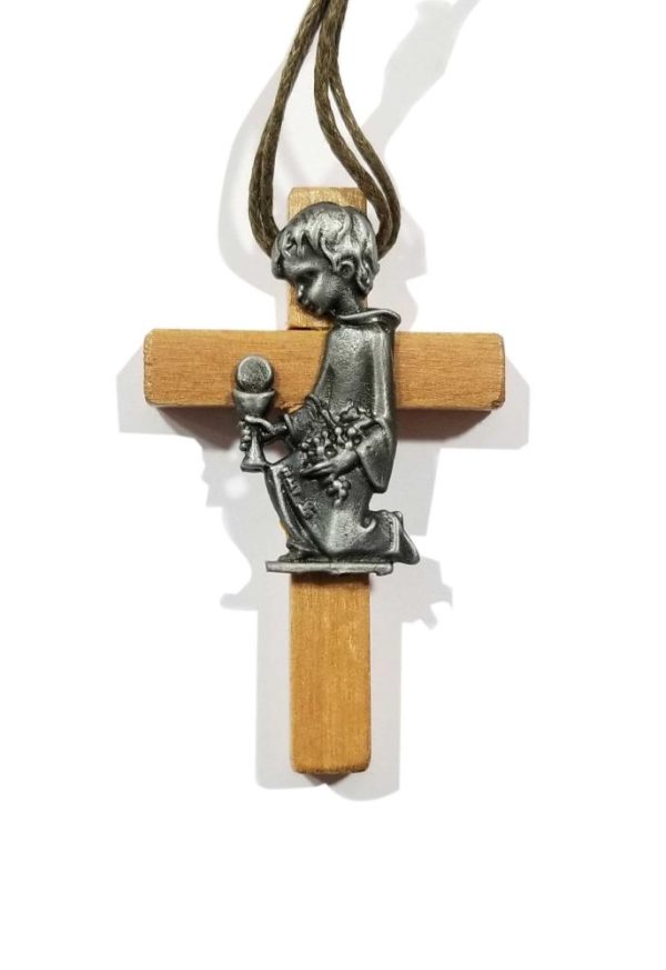 Cruz Madera 6 x 4 Niño con Copon