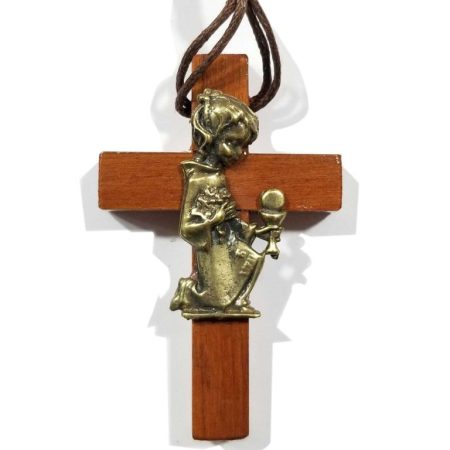 Cruz Madera 6 x 4 Niña con Copon