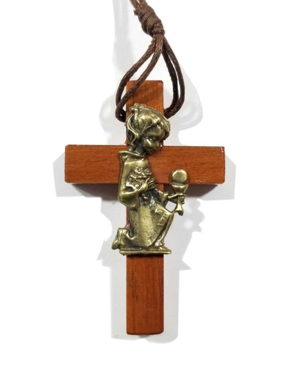 Cruz Madera 6 x 4 Niña con Copon