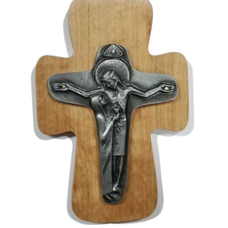 Cruz madera con Cruz de la Unidad