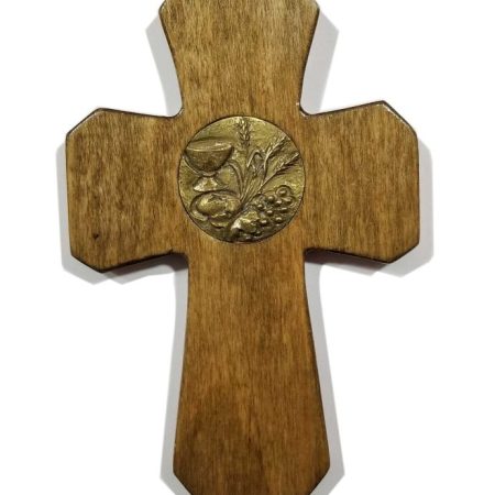 Cruz primera comunion con medalla