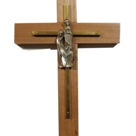 Cruz Sagrada Familia Bronce