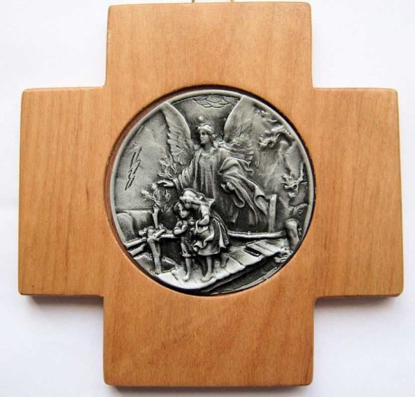 Cruz 12x12 Angel de la Guarda