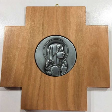 Cruz 15x15 Virgen Ni&ntilde;a