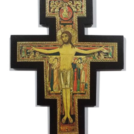 Cruz de San Damian color cafe