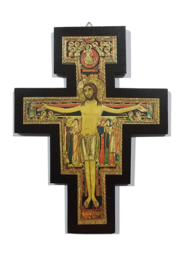 Cruz de San Damian color cafe