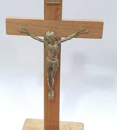 Cruz con Cristo Italiano 20.5 cm (color bronce)