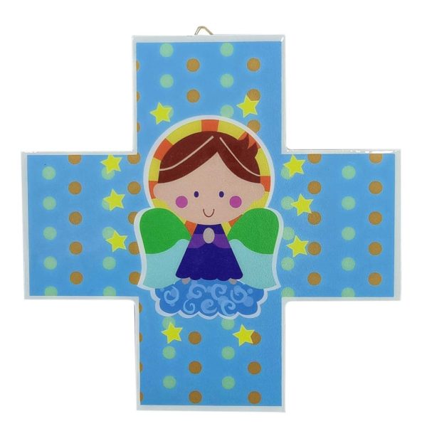 Cruz infantil Angel de la guarda