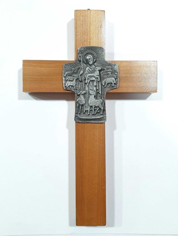 Cruz gruesa del buen pastor