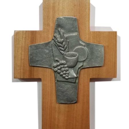 Cruz primera comunion 3 en madera