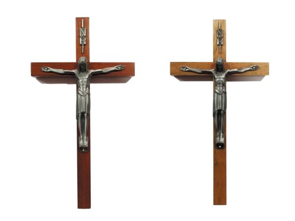 cruz con cristo romano moderno 28cm