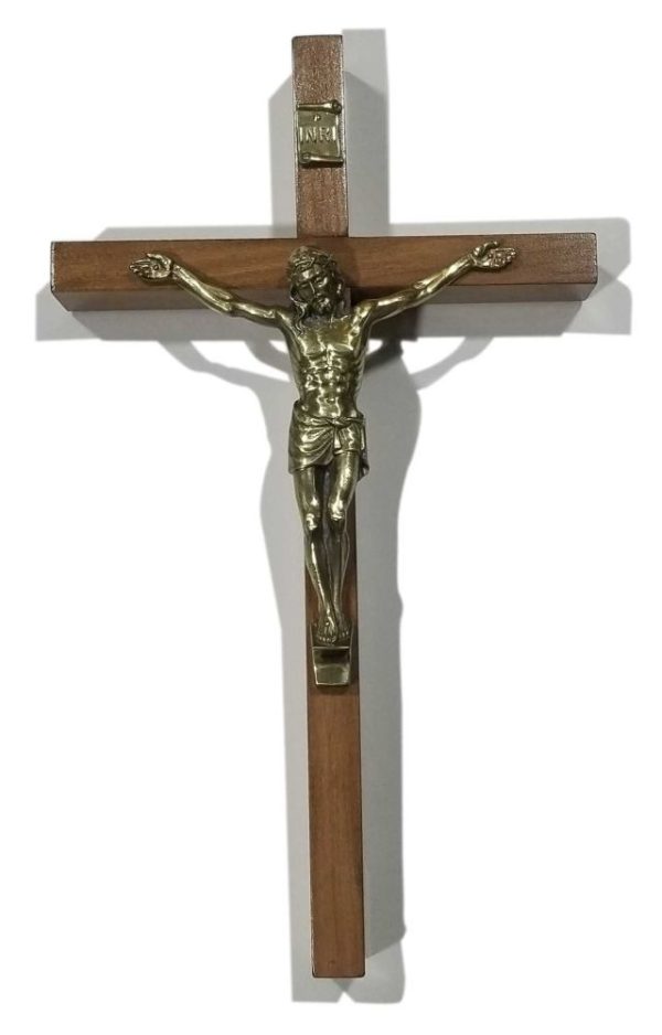 Cruz con cristo italiano