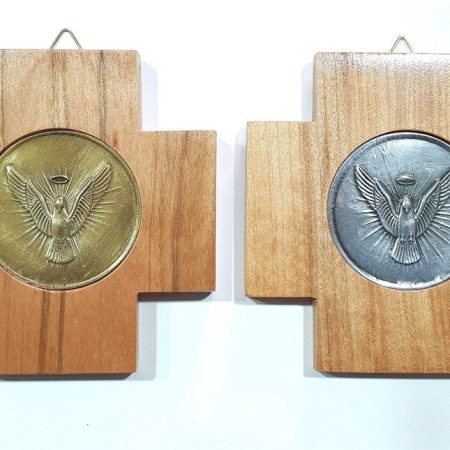 Cruz 12x12 paloma del espiritu santo