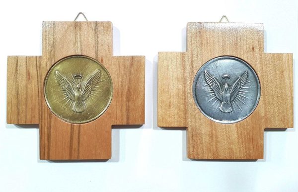 Cruz 12x12 paloma del espiritu santo