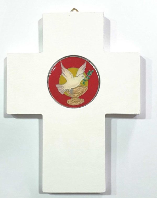 Cruz Paloma de la Paz - 15 cm