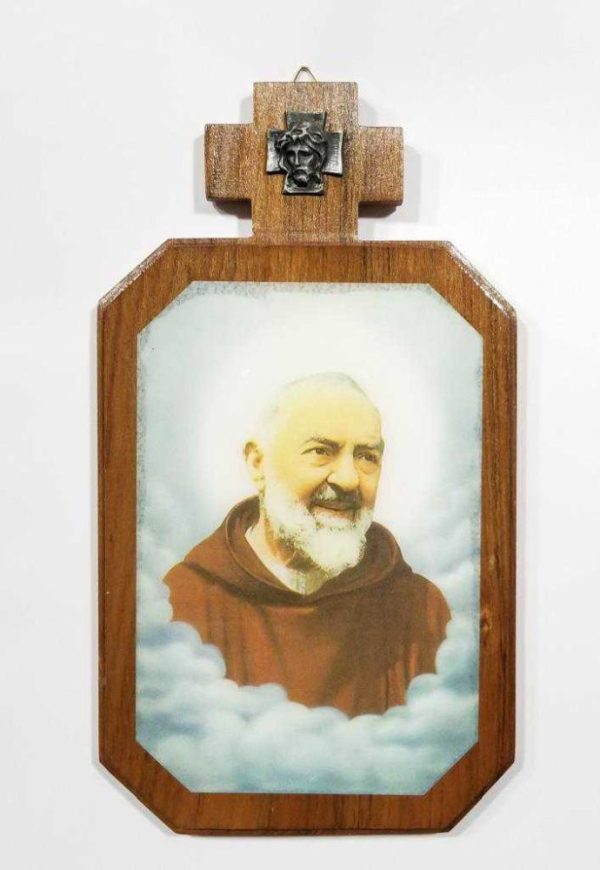 Cuadro resinado mediano Padre Pio