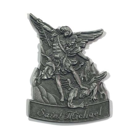 Detente metalico San Miguel Arcangel 6cm