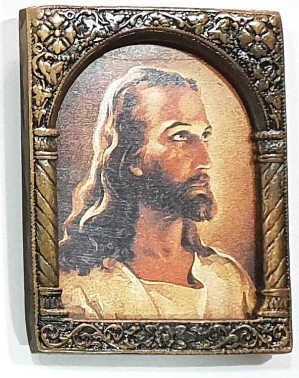 Detente metalico cuadrito de Jesus