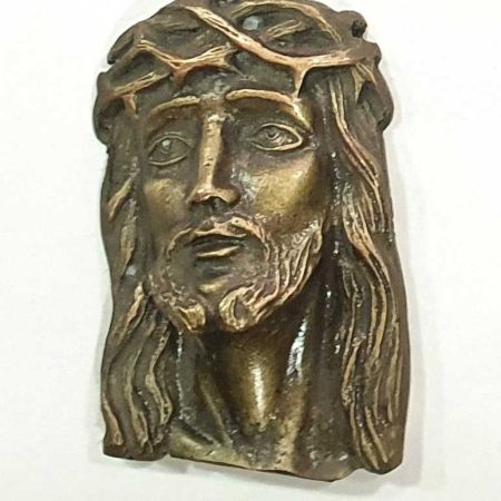 Detente metalico rostro de Cristo 2