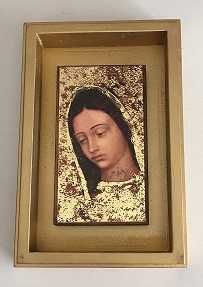 Cuadrito doble fondo - Guadalupe corazon