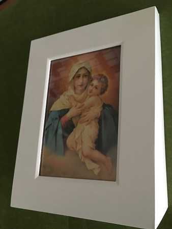 Portaretrato - Virgen con nino