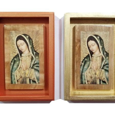 Cuadrito doble fondo guadalupe - onda dorada