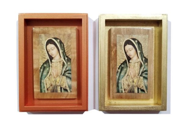 Cuadrito doble fondo guadalupe - onda dorada