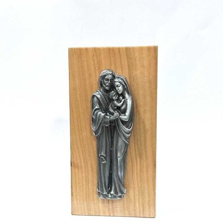 Icono en madera de la Sagrada Familia