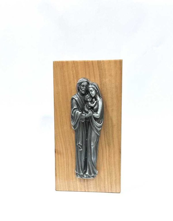 Icono en madera de la Sagrada Familia