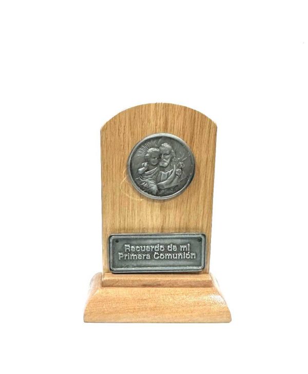 Icono para comunnion San Jose con nino 11x7cm