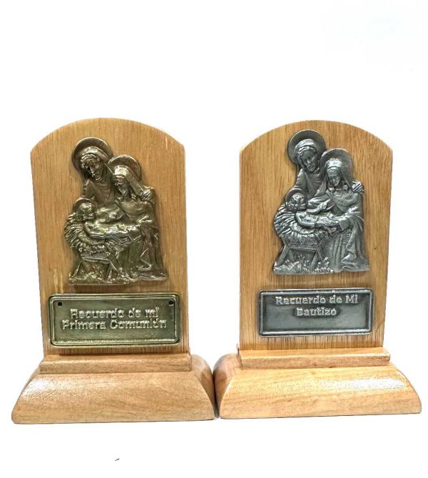 Icono sagrada familia personalizable 11x7cm