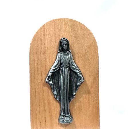 Icono natural Virgen de los rayos 11x7cm