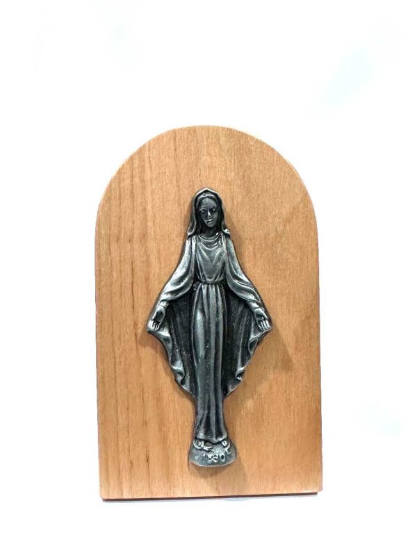 Icono natural Virgen de los rayos 11x7cm