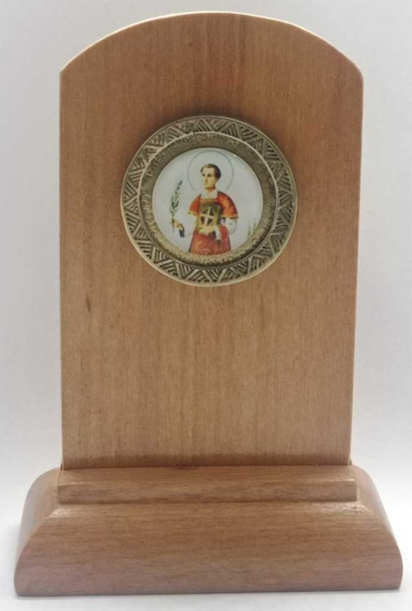 Icono con pedestal San Lorenzo