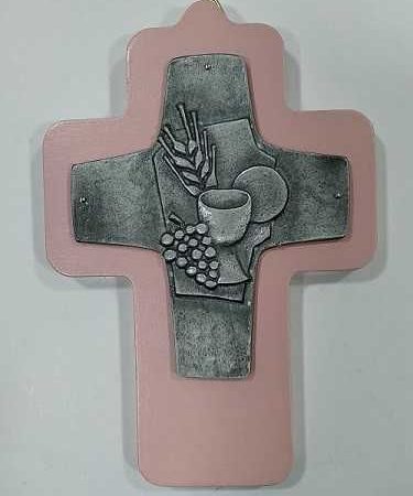 Cruz rosada - Primera Comunion