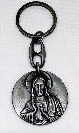 Llavero circular Sagrado Corazon
