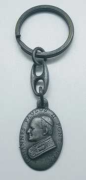 Llavero Juan Pablo II - ovalado