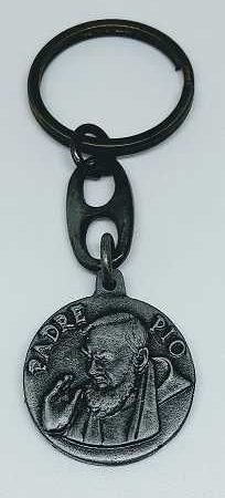 Llavero Padre Pio (circular)