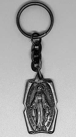 Llavero Virgen de los Rayos rectangulo