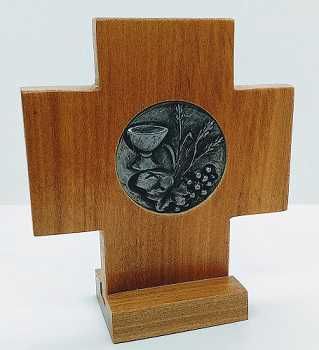 Cruz chica con base - Copon, pan y vino