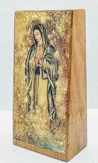 Icono resinado -  Guadalupe estrellas